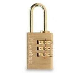MasterLock/玛斯特锁620MCND/630MCND黄铜侧开3位密码锁