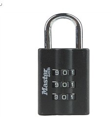 Masterlock/玛斯特锁646MCND箱包密码挂锁（3位密码）